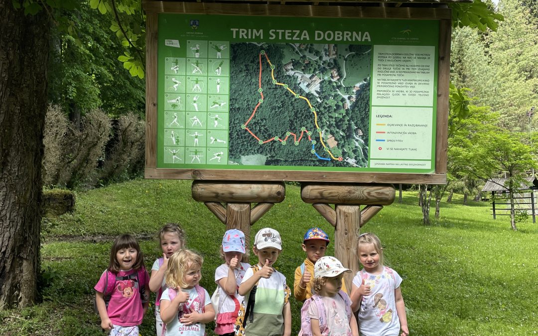 Bela skupina na Trim stezi